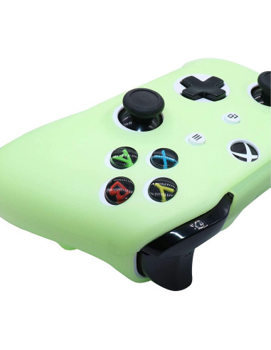 Funda de Silicona Grip HLRAO para Xbox One S + 6 Accesorios