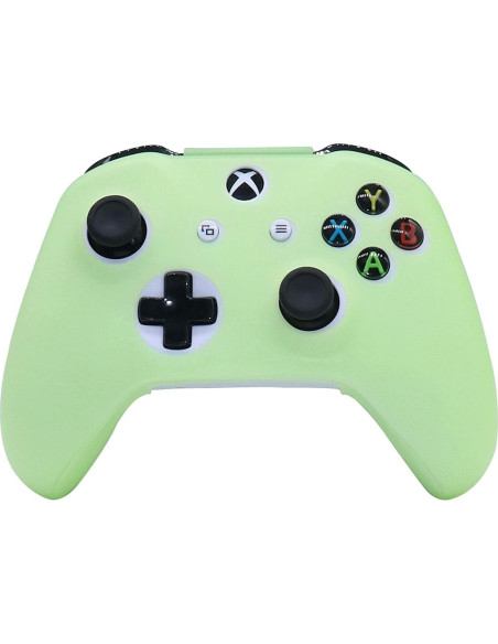 Funda de Silicona Grip HLRAO para Xbox One S + 6 Accesorios
