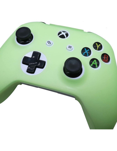 Funda de Silicona Grip HLRAO para Xbox One S + 6 Accesorios