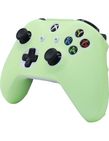 Funda de Silicona Grip HLRAO para Xbox One S + 6 Accesorios