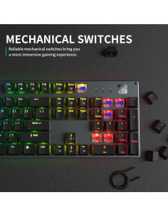 Teclado Mecánico Black Emblem K2 RGB 104 Teclas Aluminio 2