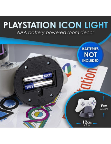 Conjunto de Regalo Paladone PlayStation con Luz y Botella