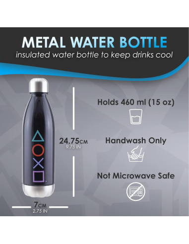 Conjunto de Regalo Paladone PlayStation con Luz y Botella