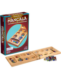Mancala Juego de Madera Plegable Pressman 2 Jugadores 2