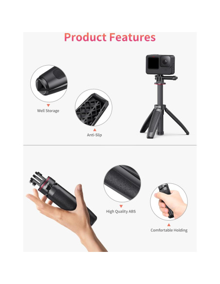 Bastón de Selfie Extensible ULANZI MT-09 para Cámara de Acción
