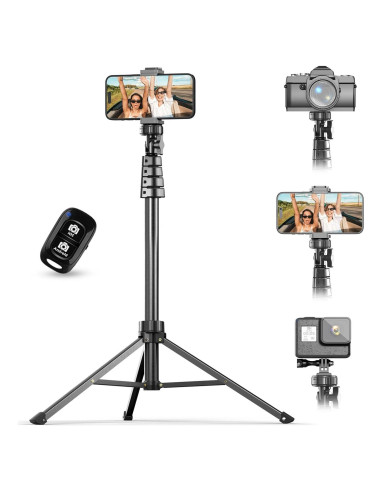 Trípode UBeesize para Teléfono 182.88 cm con Control Remoto