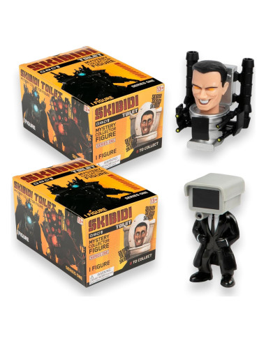 Figuras Coleccionables Skibidi Toilet - Paquete de 2, 15.24 cm