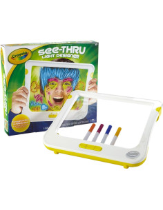 Crayola Diseñador de Luz Transparente con 4 Marcadores 2