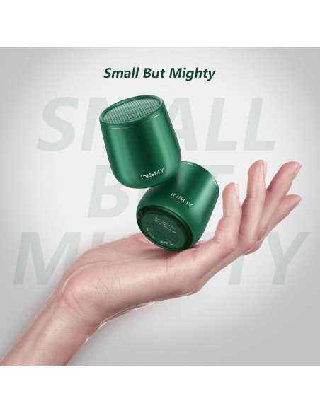 Altavoz Bluetooth INSMY C17-MAX Mini Impermeable Verde