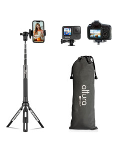 Trípode y Monopod Altura Photo 139.7 cm - Soporte Celular y GoPro