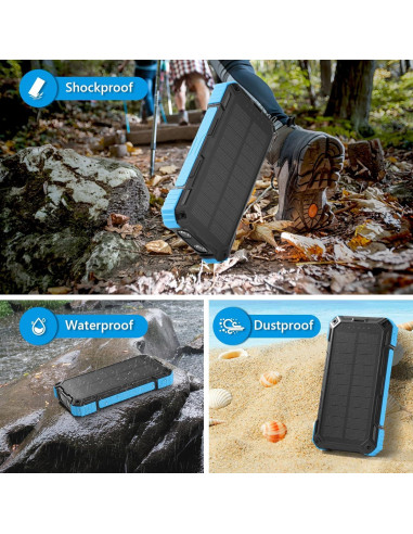 Banco de Energía Solar 36000mAh Dongguan Carga Rápida