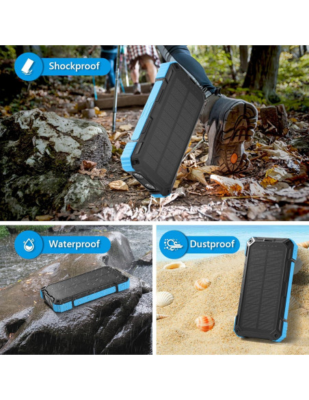 Banco de Energía Solar 36000mAh Dongguan Carga Rápida