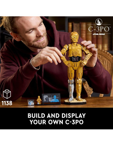 LEGO Star Wars C-3PO Figura Construible 1,138 Piezas