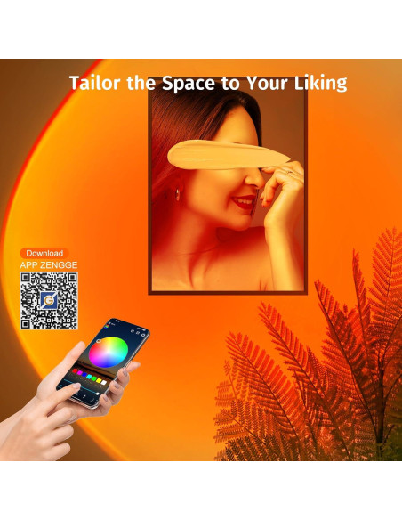 Proyector de Luz de Atardecer Neroupe con Control APP 360