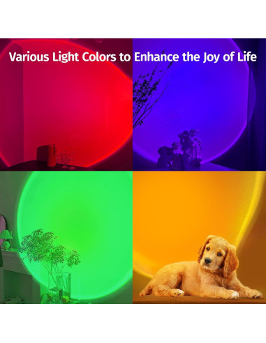 Proyector de Luz de Atardecer Neroupe con Control APP 360