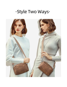 Bolso Cruzado Pequeño WESTBRONCO para Mujeres Cuero Vegano 2