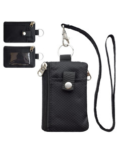 Billetera Minimalista CHENSPRX con Bloqueo RFID y Cremallera