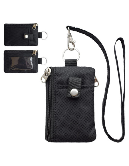 Billetera Minimalista CHENSPRX con Bloqueo RFID y Cremallera