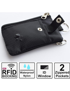 Billetera Minimalista CHENSPRX con Bloqueo RFID y Cremallera 2
