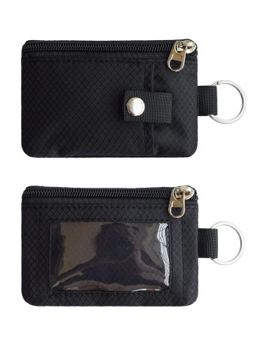 Billetera Minimalista CHENSPRX con Bloqueo RFID y Cremallera