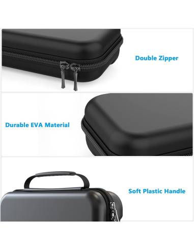 Funda HEYSTOP para Nintendo Switch y OLED 2021, Negra