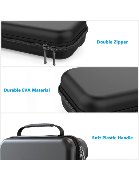 Funda HEYSTOP para Nintendo Switch y OLED 2021, Negra