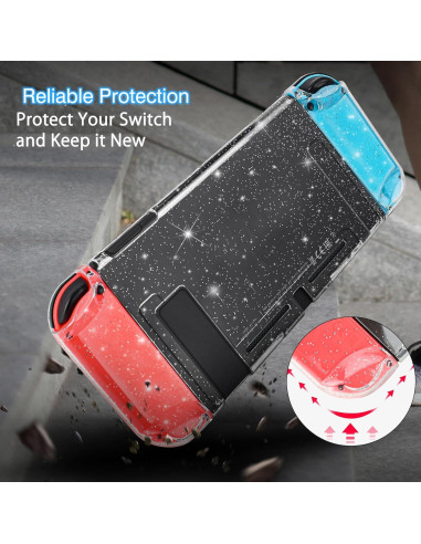 Funda Cristal DLseego para Nintendo Switch - Brillo y Protección