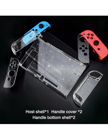 Funda Cristal DLseego para Nintendo Switch - Brillo y Protección