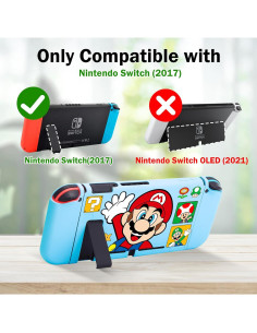 Funda Protectora Kawaii para Nintendo Switch - Mano Azul 2