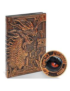 Cuaderno de cuero A5 Wunhunew Dragón 200 páginas