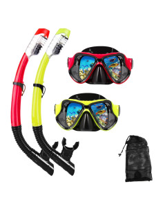 Equipo de Snorkel DIPUKI 6915 Máscara y Tubo Seco