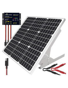 Panel Solar SOLPERK 50W 12V + Controlador y Soporte Ajustable