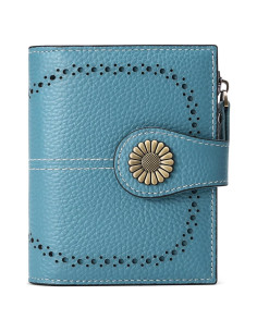 Cartera Pequeña SENDEFN de Cuero Bifold con Bloqueo RFID