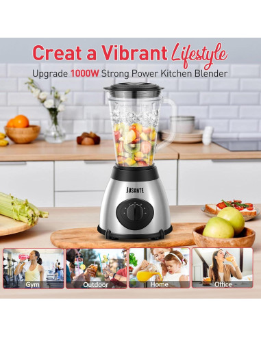 Licuadora JUSANTE Y66E 1000W 1.42L 5 velocidades
