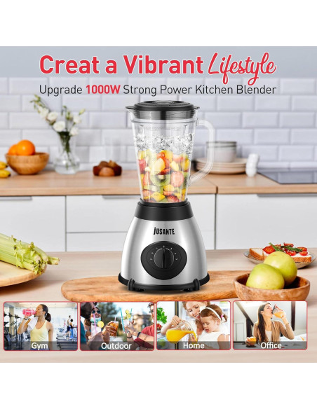 Licuadora JUSANTE Y66E 1000W 1.42L 5 velocidades