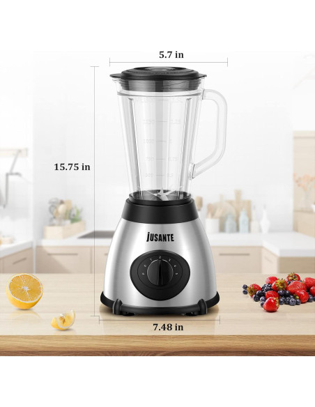 Licuadora JUSANTE Y66E 1000W 1.42L 5 velocidades