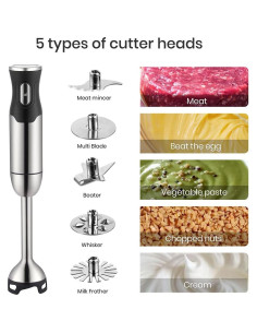 BergHOFF Procesador de Alimentos X5 Pro 1000W 16 Velocidades 2