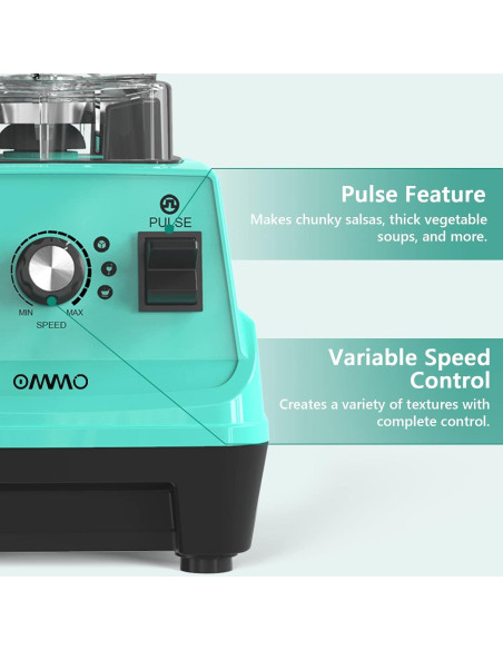 Licuadora OMMO 1800W 3.8L Acero Inoxidable Libre BPA Licuadora OMMO 1800W 3.8L Acero Inoxidable Libre BPA