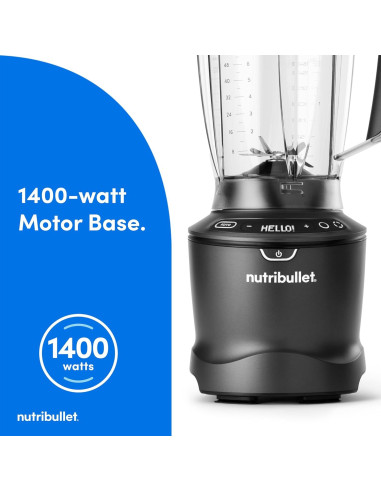 Licuadora NutriBullet SmartSense 1400W 5 Velocidades - Gris
