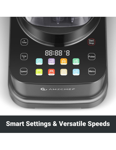 Licuadora Profesional AMZCHEF 2000 W 2 L 10 Velocidades