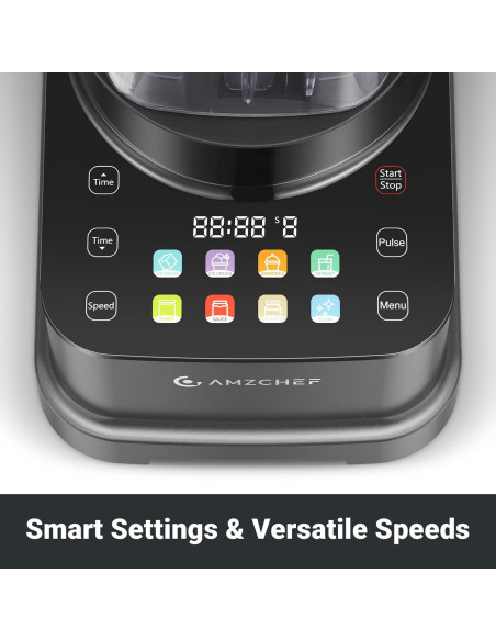 Licuadora Profesional AMZCHEF 2000 W 2 L 10 Velocidades