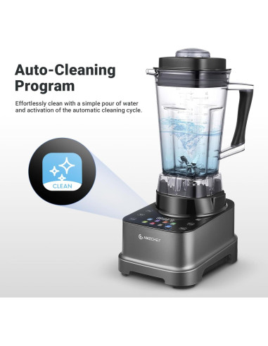 Licuadora Profesional AMZCHEF 2000 W 2 L 10 Velocidades