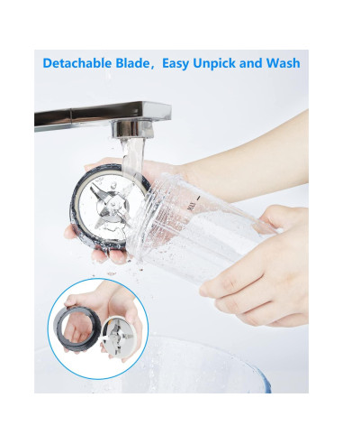 Licuadora Personal Amateys 350W 710ml Fácil de Limpiar