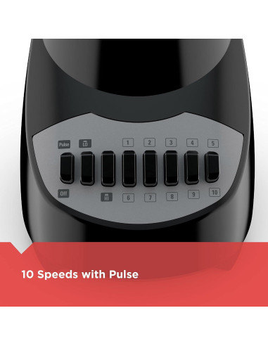 Licuadora Black+Decker BL2010BP 10 Velocidades 1,42L