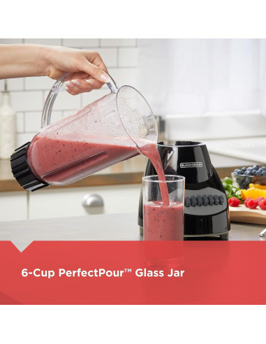 Licuadora Black+Decker BL2010BP 10 Velocidades 1,42L