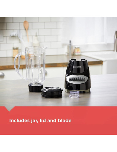 Licuadora Black+Decker BL2010BP 10 Velocidades 1,42L