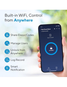 Cerradura Inteligente ULTRALOQ U-Bolt Pro WiFi 8-en-1 2