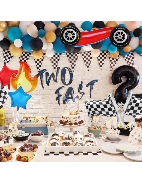 8 Globos Temáticos de Carreras MFYHMY para Fiesta Infantil