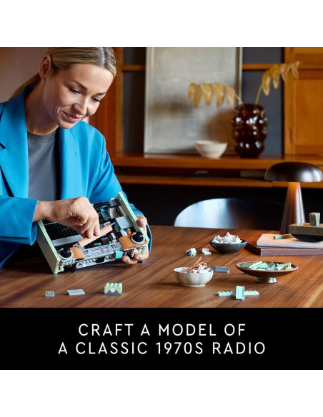 LEGO Icons Radio Retro 10334 - Set de Construcción Vintage