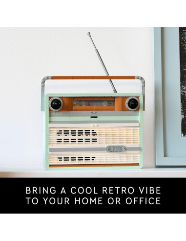 LEGO Icons Radio Retro 10334 - Set de Construcción Vintage